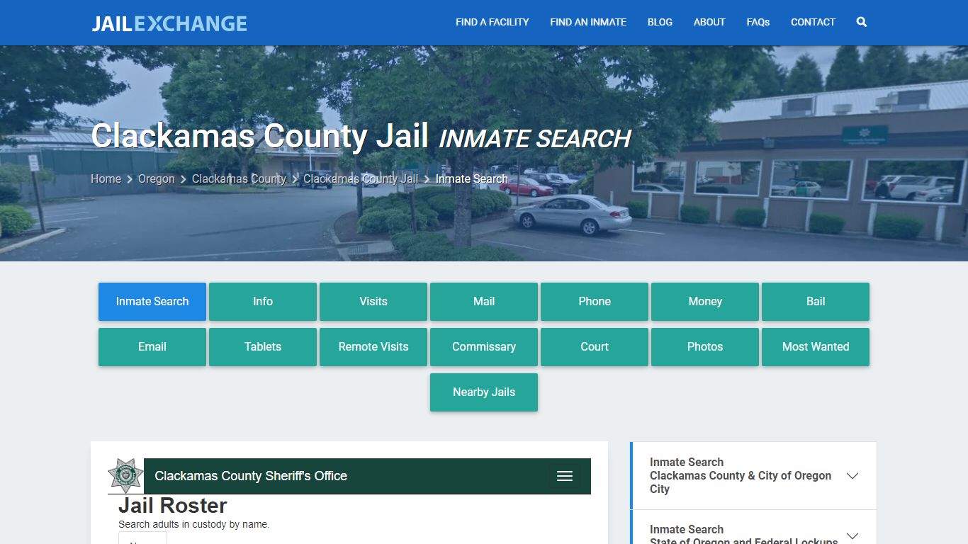 Inmate Search: Roster & Mugshots - Clackamas County Jail, OR
